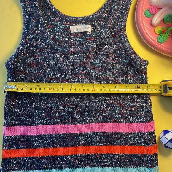 LOU & GREY for LOFT 🧶 - Knit Tank Top, Size XS - Picture 8 of 9